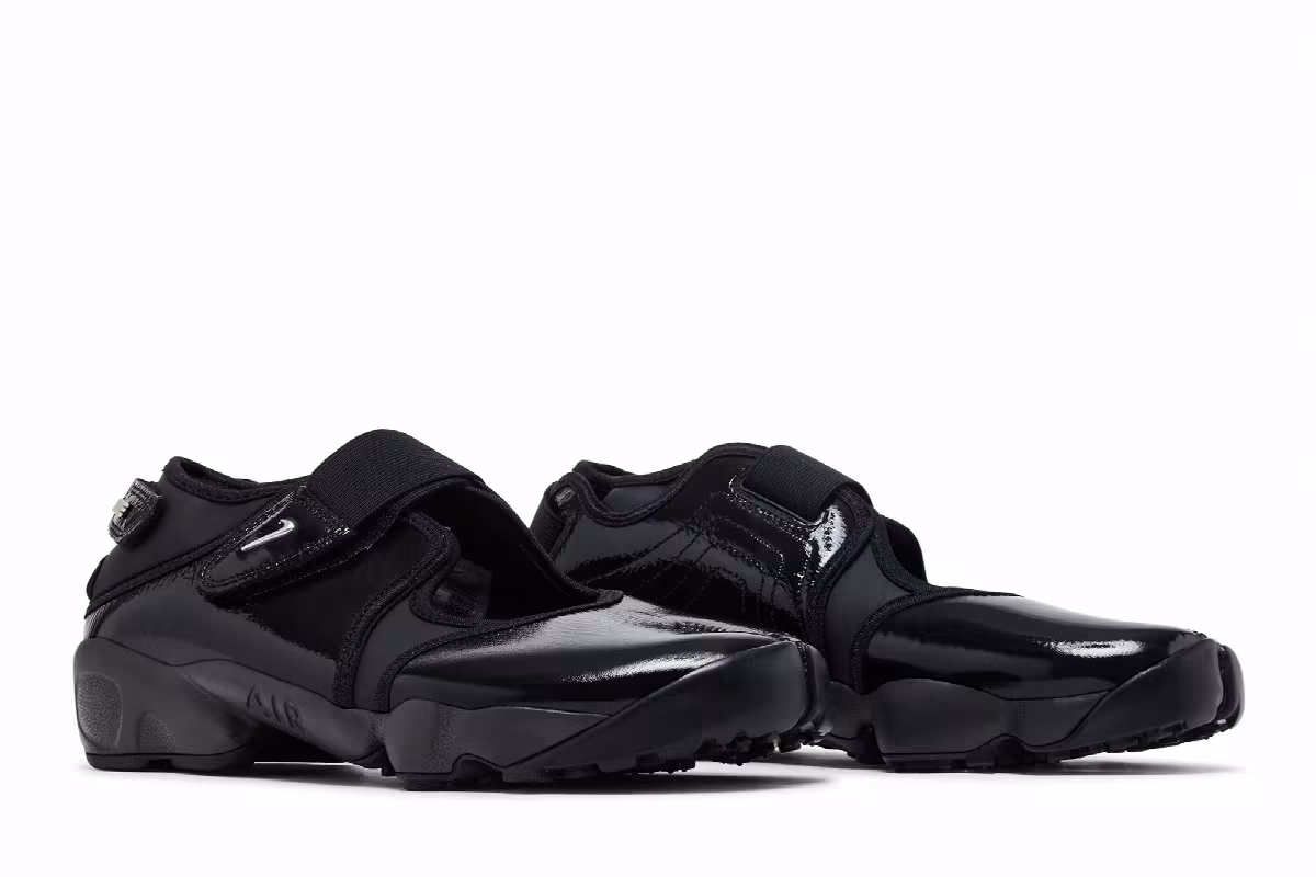 Nike Women's Air Rift Black Metallic Silver, view 9