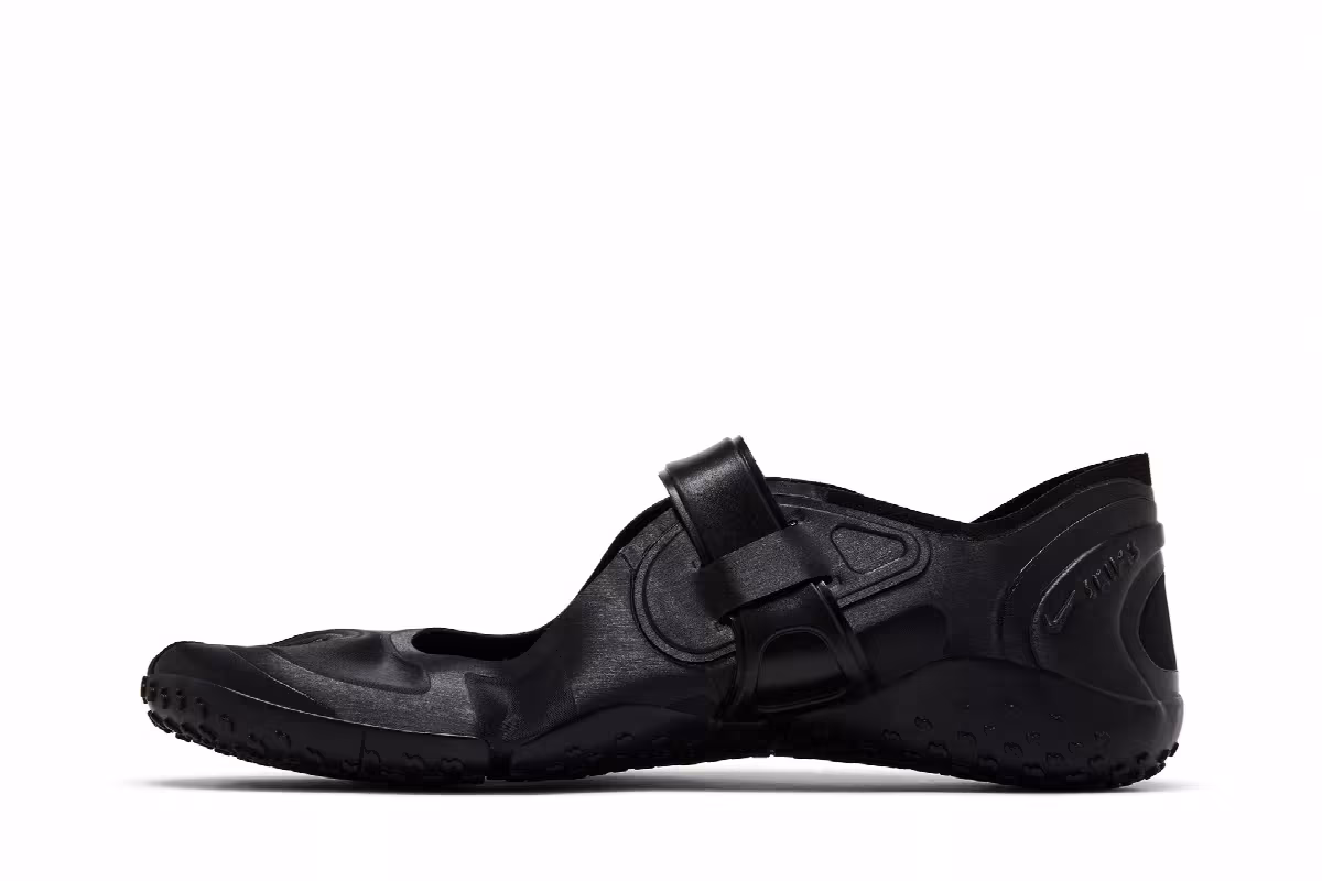 Women's NikeSKIMS Air Rift Satin - Black, view 4