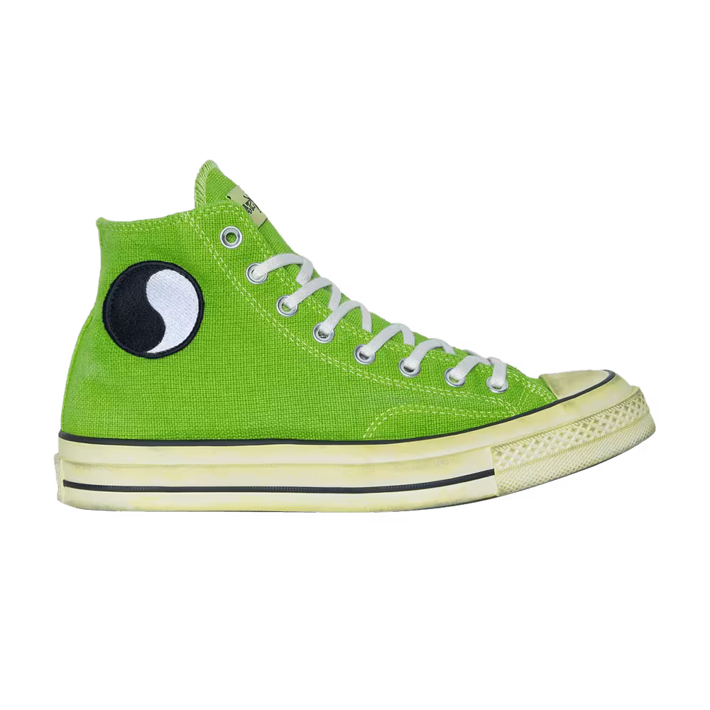 Stussy x Our Legacy x Converse Chuck 70 High Lizard Green