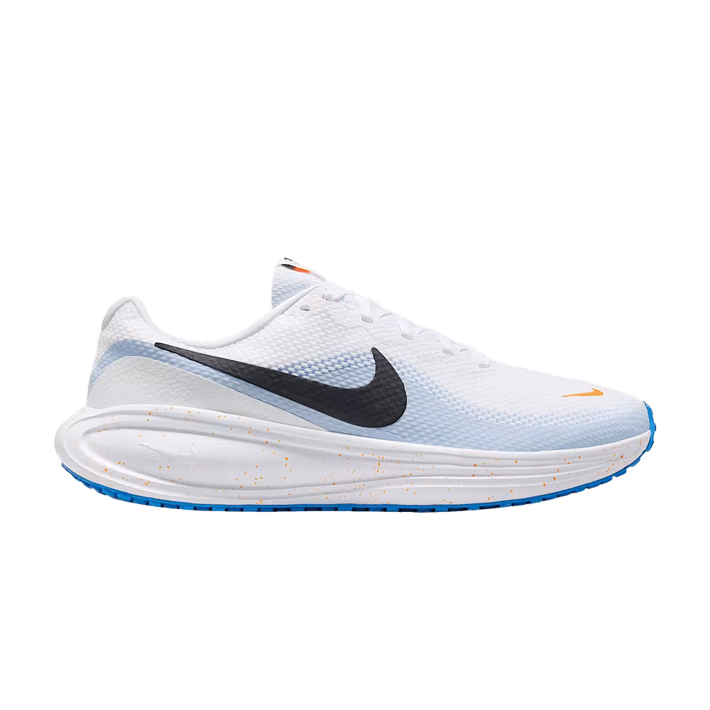 Nike Revolution 8 Road (Wide) White Hydrogen Blue Blue Crystal Off Noir