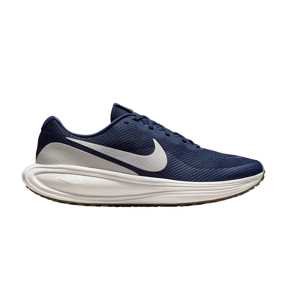 Nike Revolution 8 Road Midnight Navy Gum Medium Brown Wolf Grey Sail