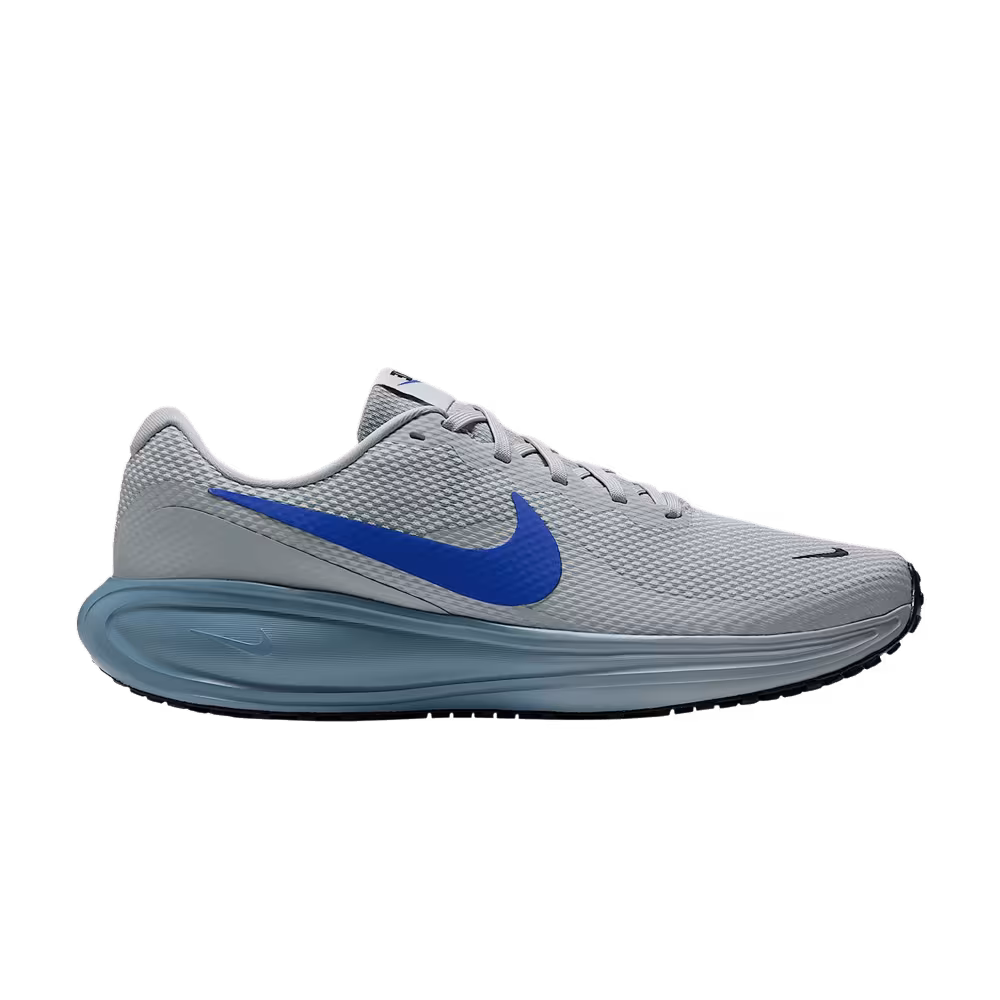 Nike Revolution 8 Road (Wide) Grey Mist Black Smokey Blue Racer Blue