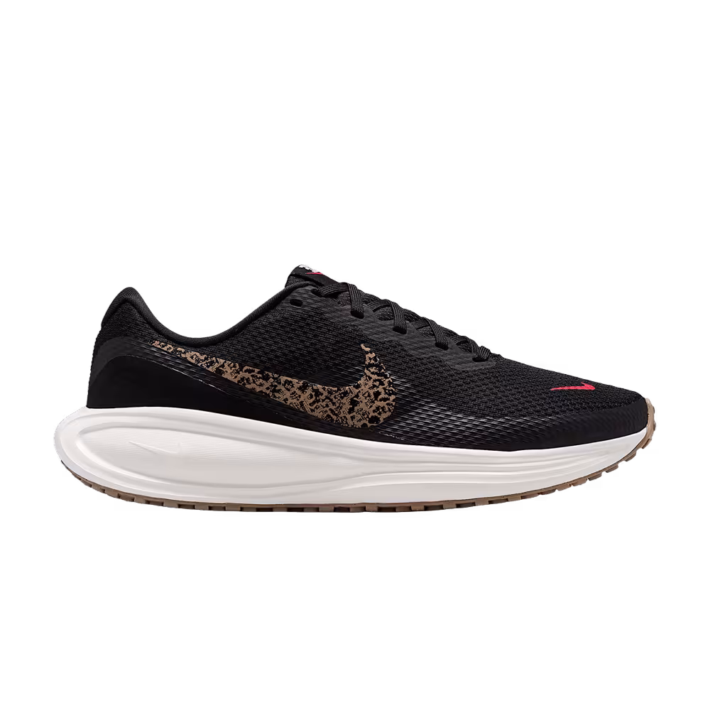 Nike Women's Revolution 8 Road Black Fusion Red Sail Multi-Color