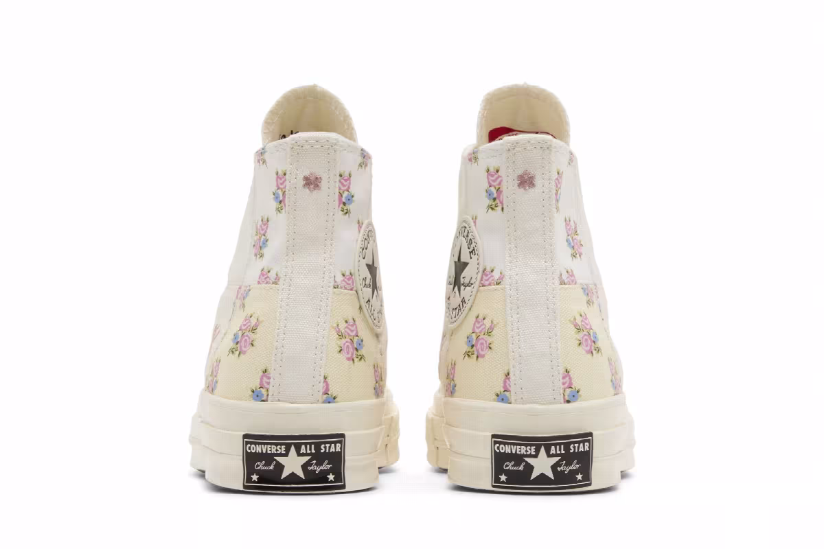 Converse Women's Chuck 70 High Patchwork Floral, view 7