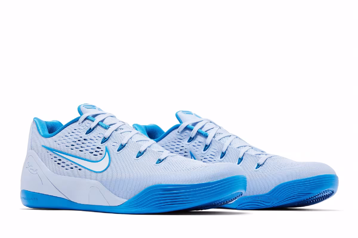 Nike Kobe 9 EM Protro Hydrogen Blue, view 9