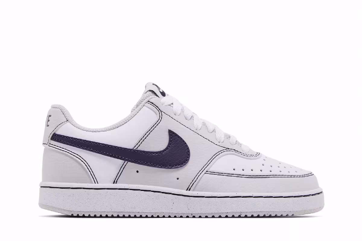 Nike Women's Court Vision Low Next Nature Varsity Grey, view 2