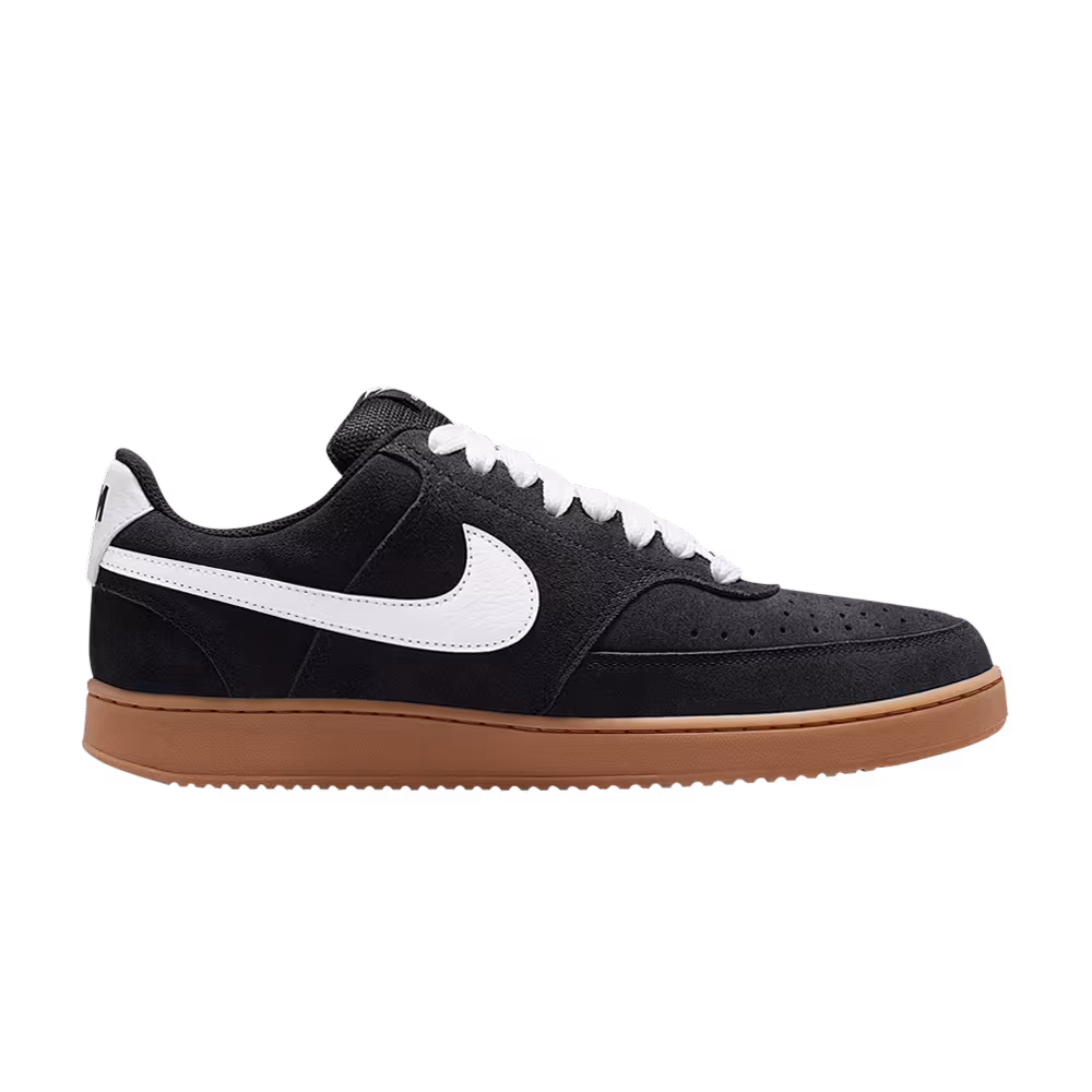 Nike Court Vision Low Black Gum Medium Brown White