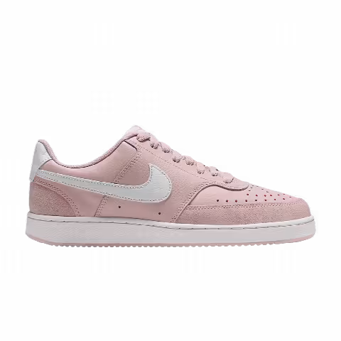 Nike Wmns Court Vision Low Suede 'Silt Red Summit White'