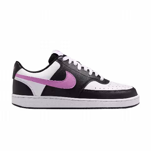 Nike Wmns Court Vision Low Next Nature 'Black White Light Magenta'