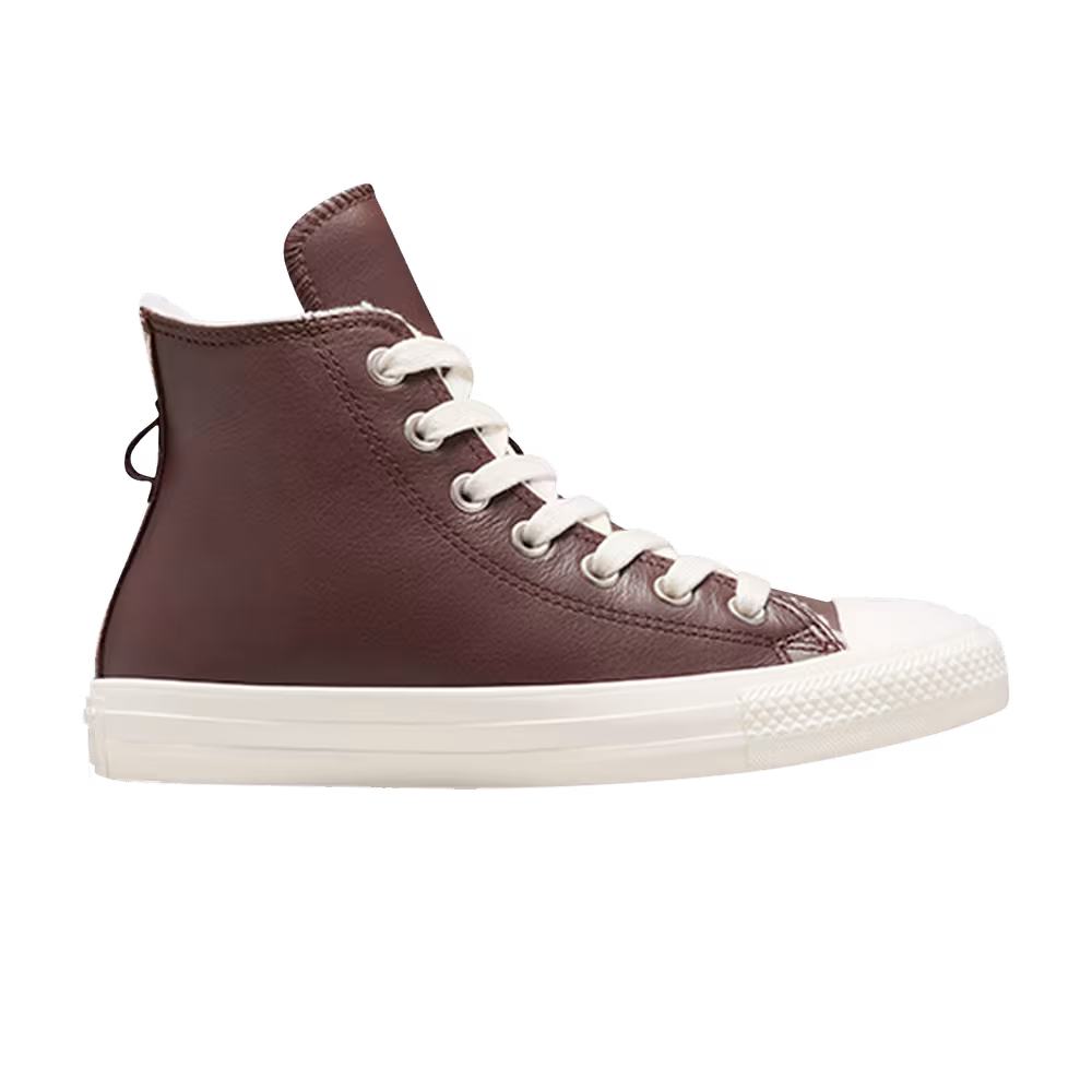 Converse Women's Chuck Taylor All Star Leather High Faux Fur Lining - Eternal Earth Brown