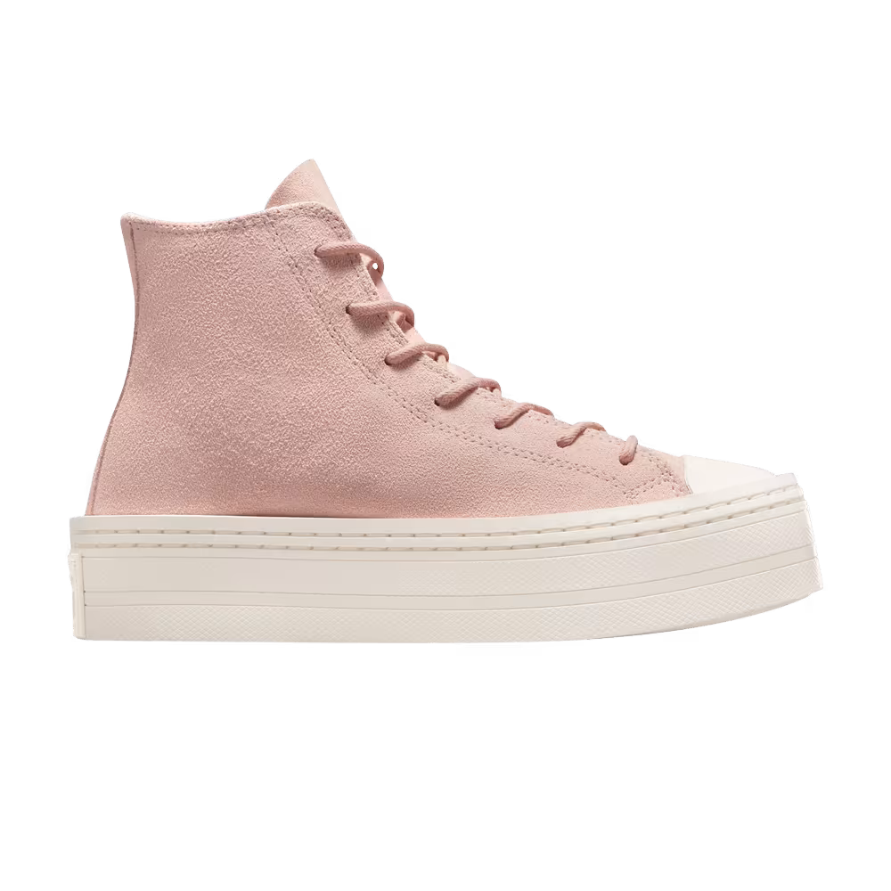 Converse Women's Chuck Taylor All Star Modern Lift Platform High Pink Sage Egret