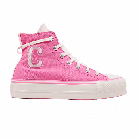 Converse Wmns Chuck Taylor All Star Lift Platform Retro Varsity High 'Oops Pink'
