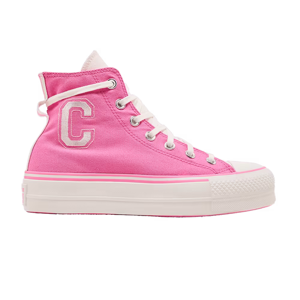 Converse Women's Chuck Taylor All Star Lift Platform Varsity High Oops Pink