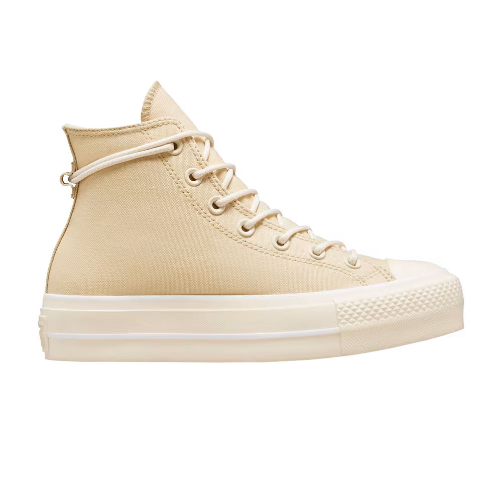Converse Women's Chuck Taylor All Star Lift Platform Canvas High Oat Milk