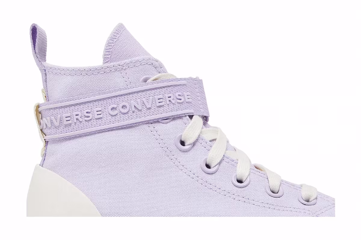 Converse Women's Chuck Taylor All Star Lift Platform Utility Strap High Vapor Violet, view 3