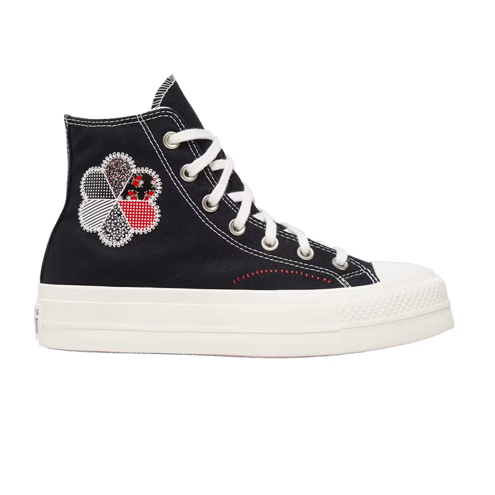 Converse Women's Chuck Taylor All Star Lift Platform High Crafted Patchwork