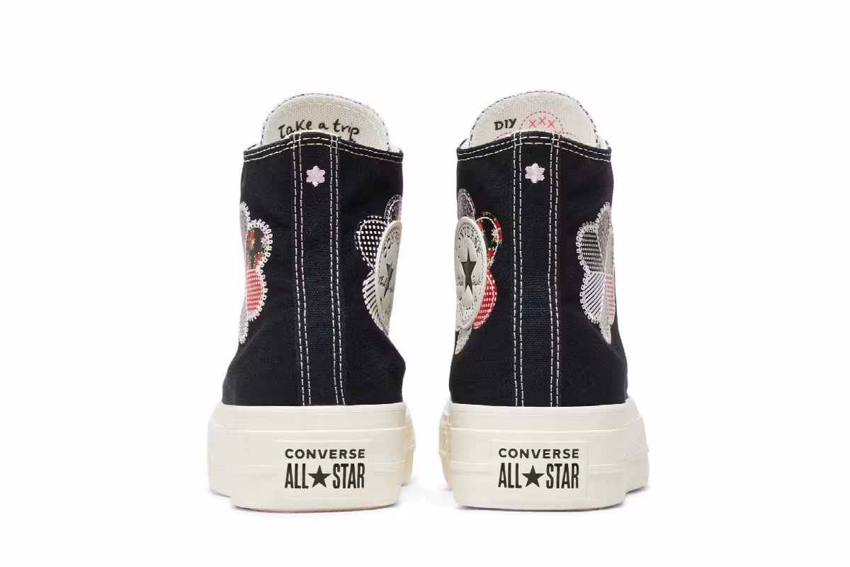 Converse Women's Chuck Taylor All Star Lift Platform High Crafted Patchwork, view 7
