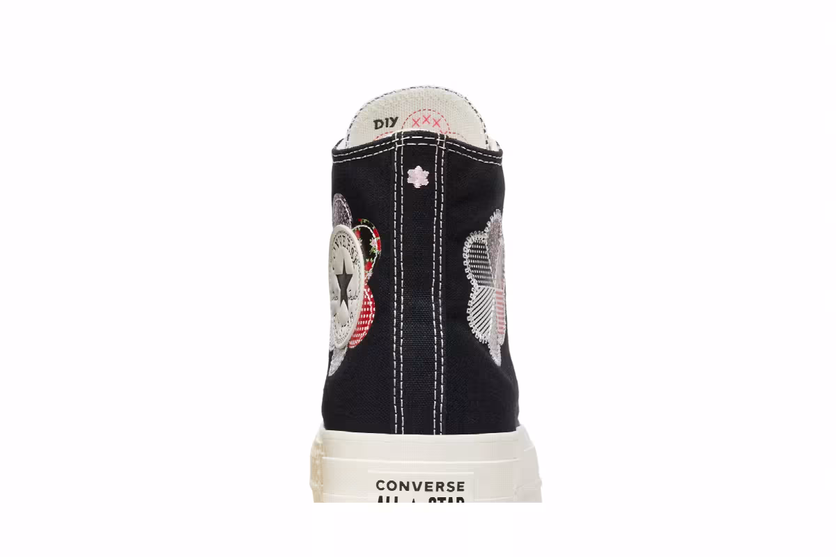 Converse Women's Chuck Taylor All Star Lift Platform High Crafted Patchwork, view 8