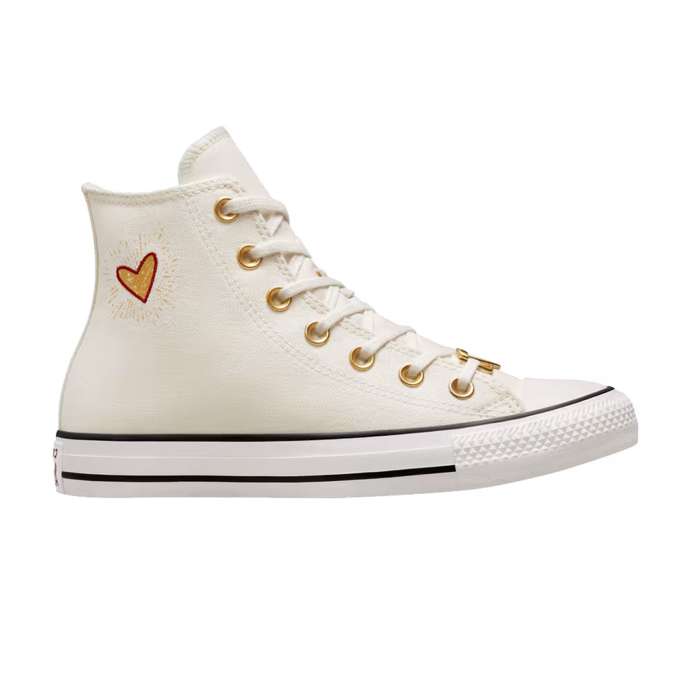 Converse Women's Chuck Taylor All Star High Valentine's Day 2023 - Vintage White