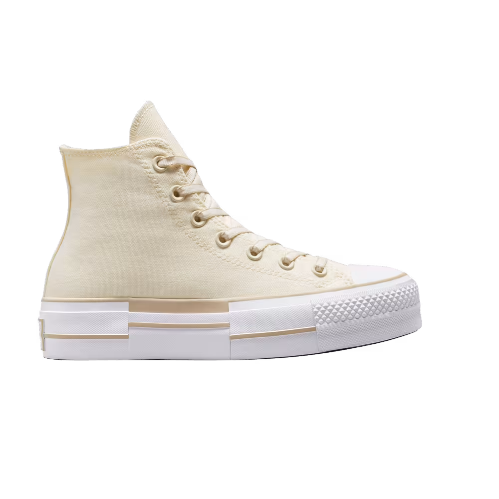 Converse Women's Chuck Taylor All Star Lift Platform High Outline - Oat Milk