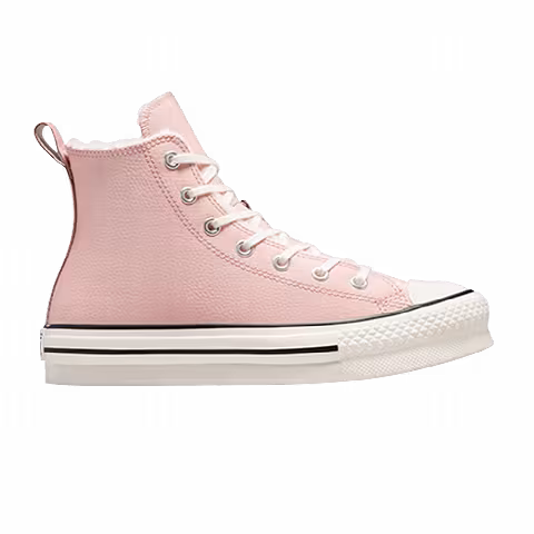 Converse Chuck Taylor All Star Lift Platform High GS 'Sherpa - Pink Sage'