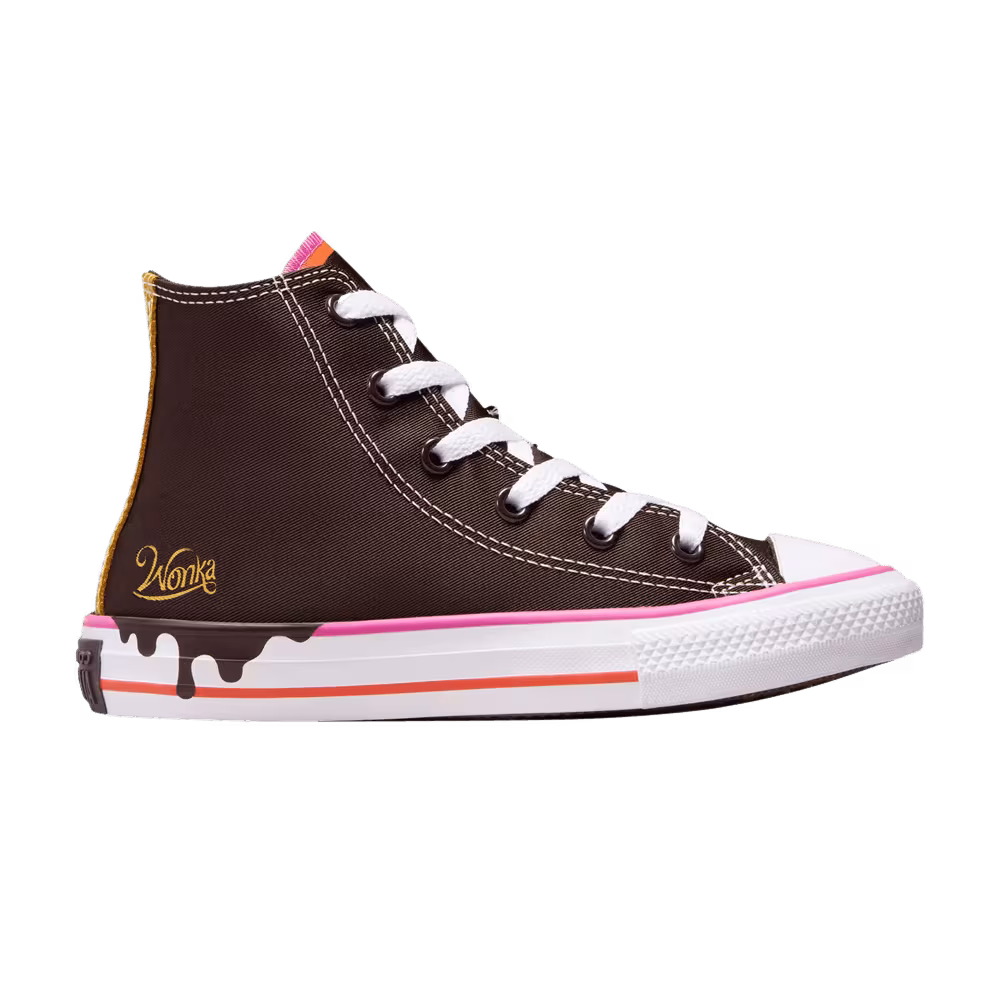 Willy Wonka x Converse Chuck Taylor All Star High PS Chocolate Drip
