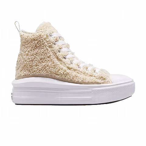 Converse Chuck Taylor All Star Move Platform High GS 'Sherpa - Beach Stone'