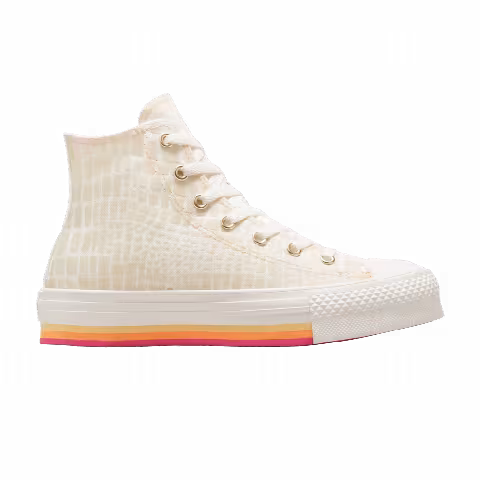 Converse Chuck Taylor All Star EVA Lift Platform High GS 'Glazed Chrome'
