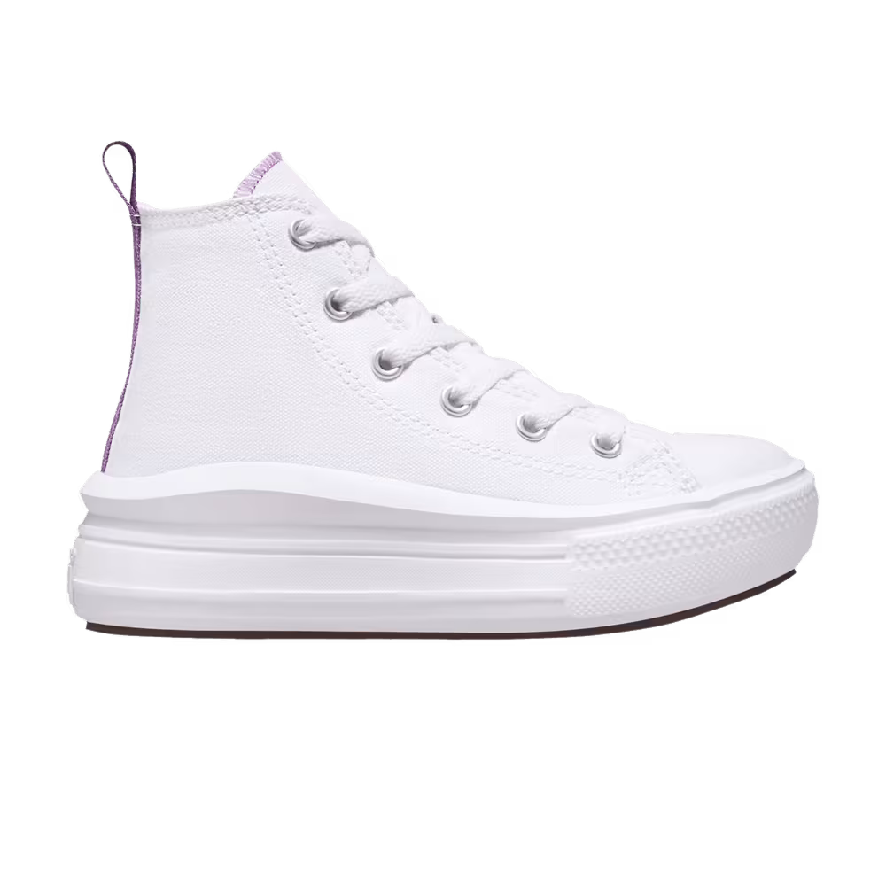 Converse Chuck Taylor All Star Move Platform High PS White Pixel Purple