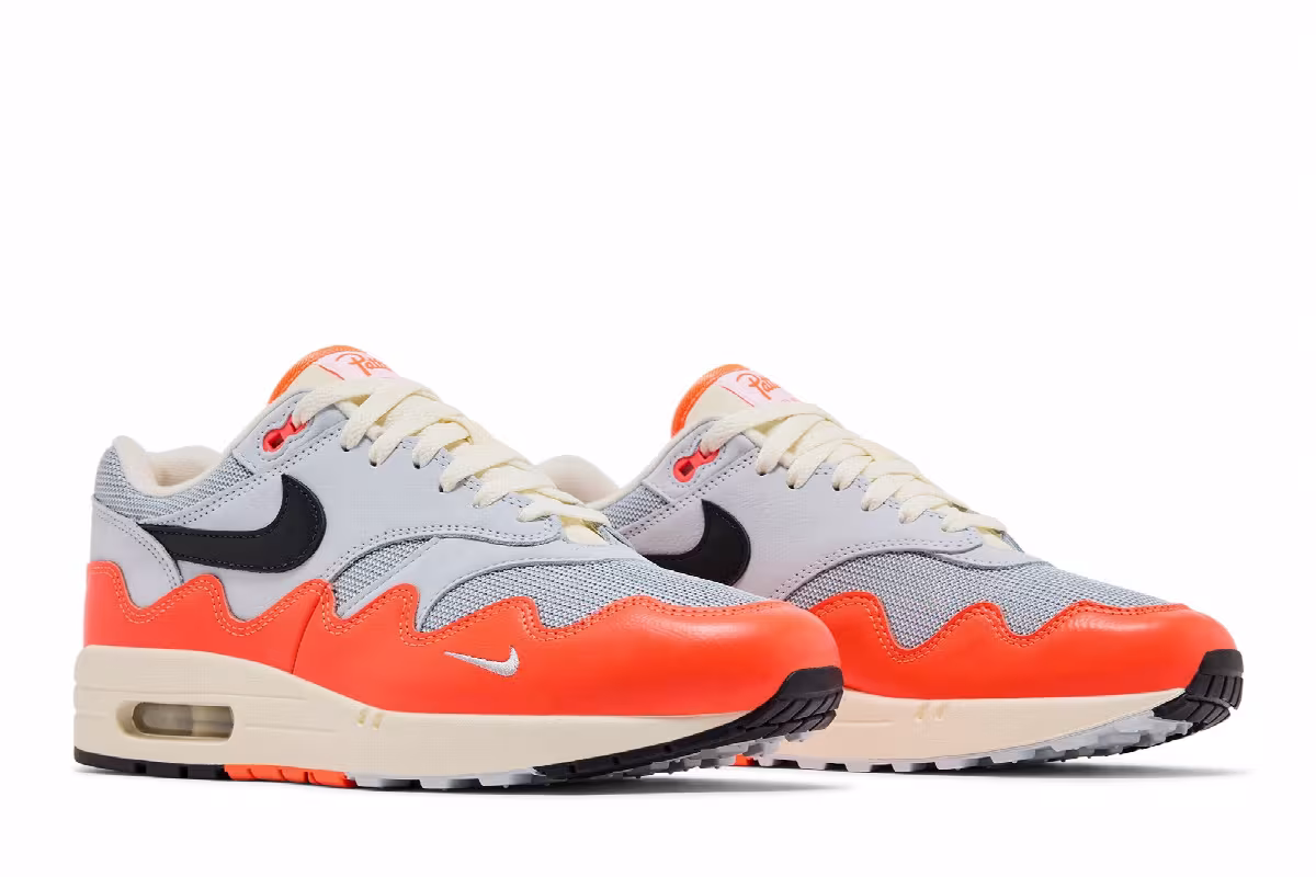 Patta x Nike Air Max 1 Hyper Crimson, view 9