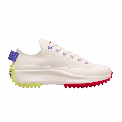 Converse Run Star Hike Platform Low 'Egret Blue Flame Red'
