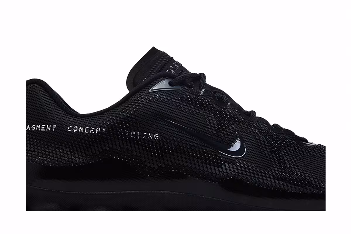 Fragment Design x Nike Air Liquid Max Black Anthracite, view 3