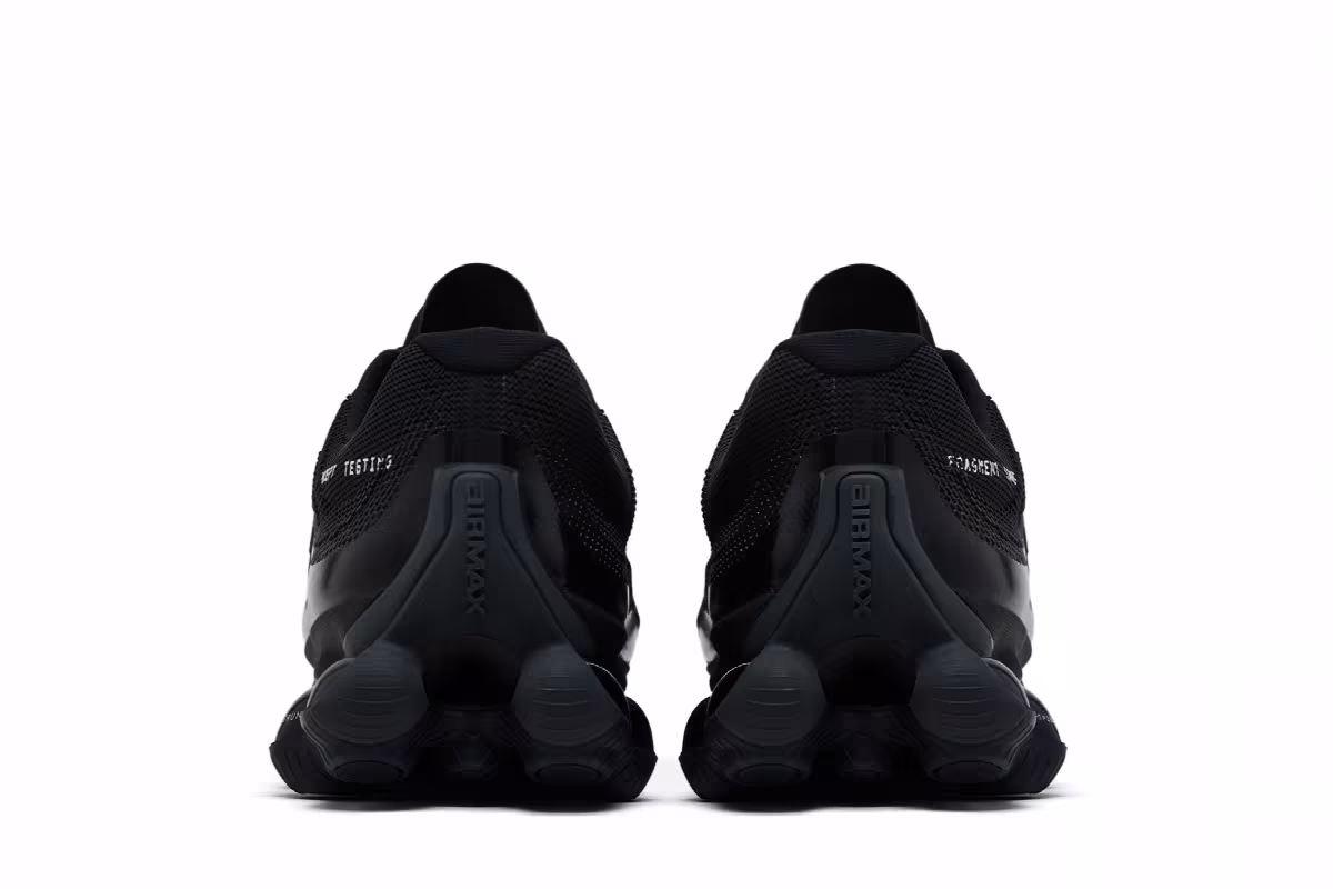 Fragment Design x Nike Air Liquid Max Black Anthracite, view 7