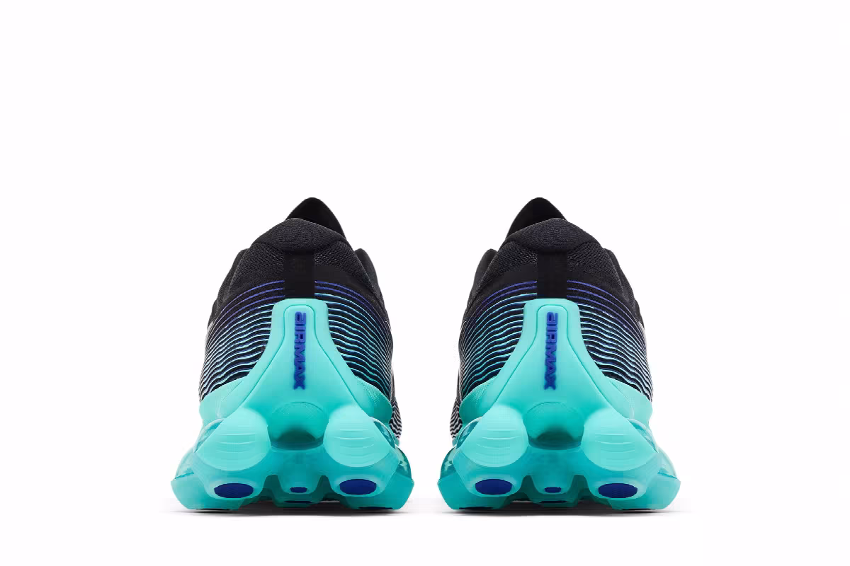 Nike Air Liquid Max Black Radiant Blue, view 7