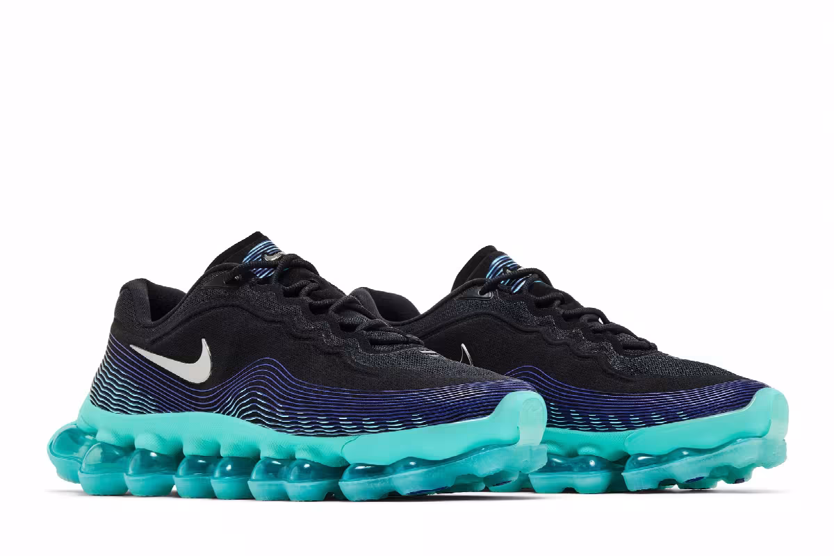 Nike Air Liquid Max Black Radiant Blue, view 9