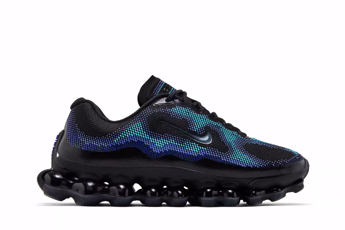 Nike Air Liquid Max Black Radiant Blue, view 2