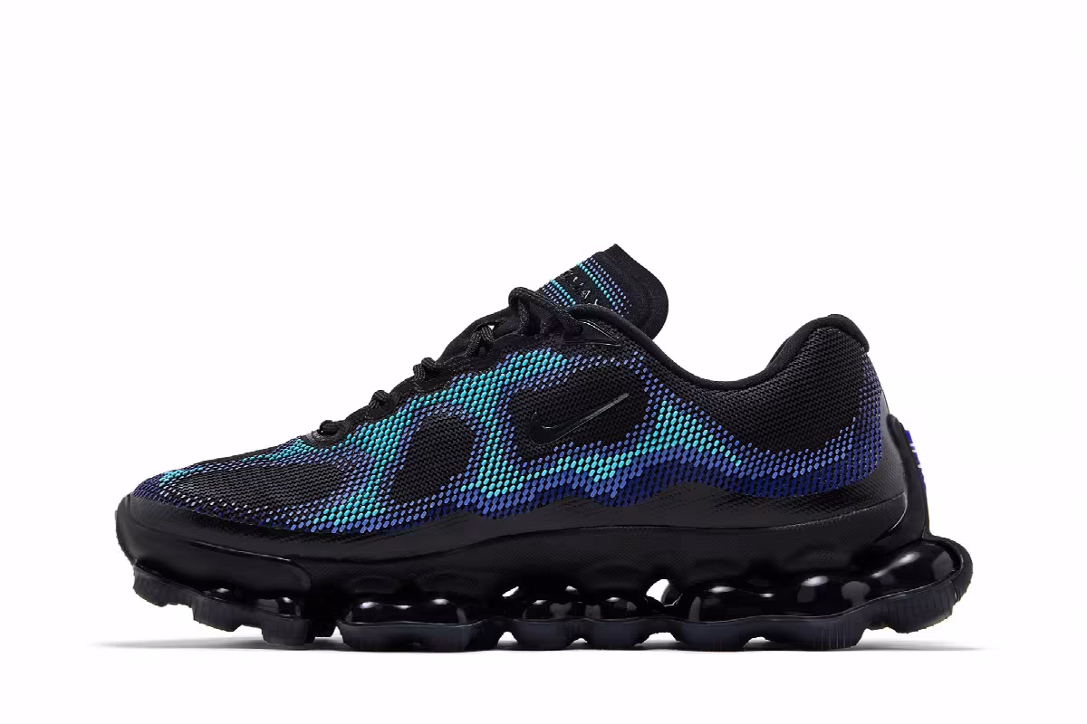 Nike Air Liquid Max Black Radiant Blue, view 4