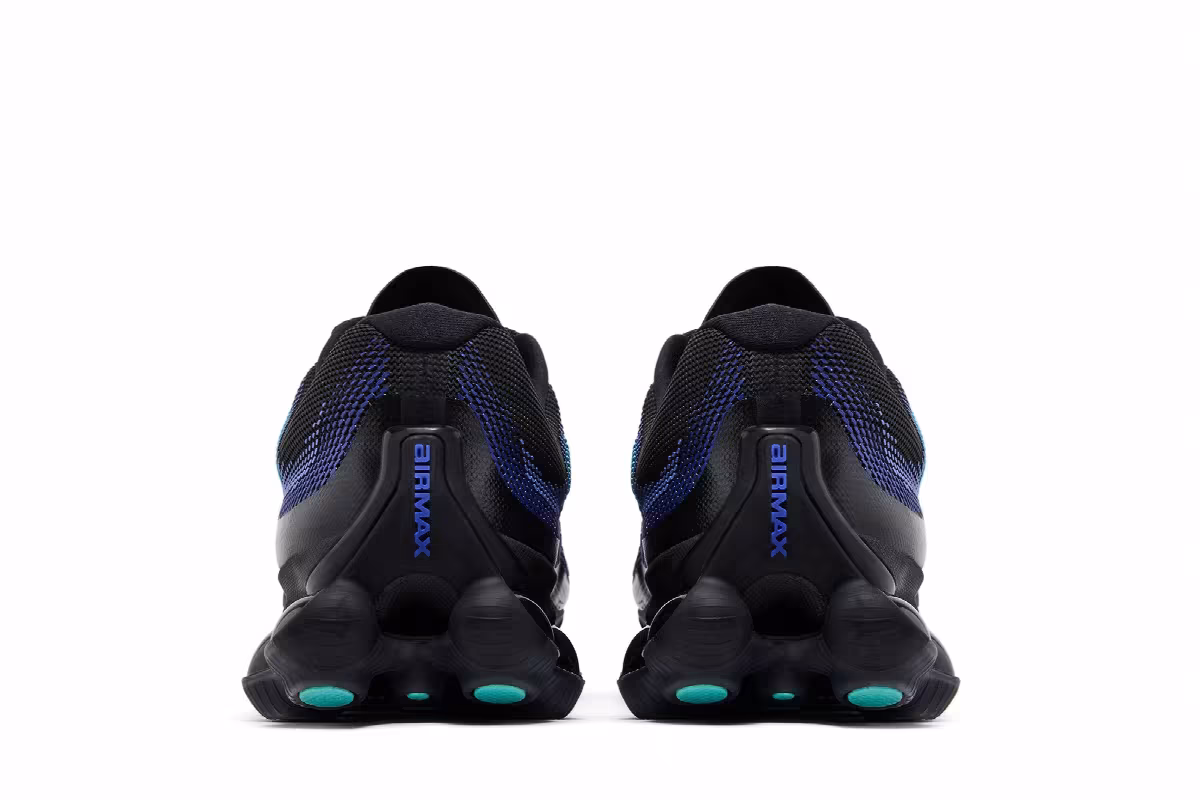 Nike Air Liquid Max Black Radiant Blue, view 7