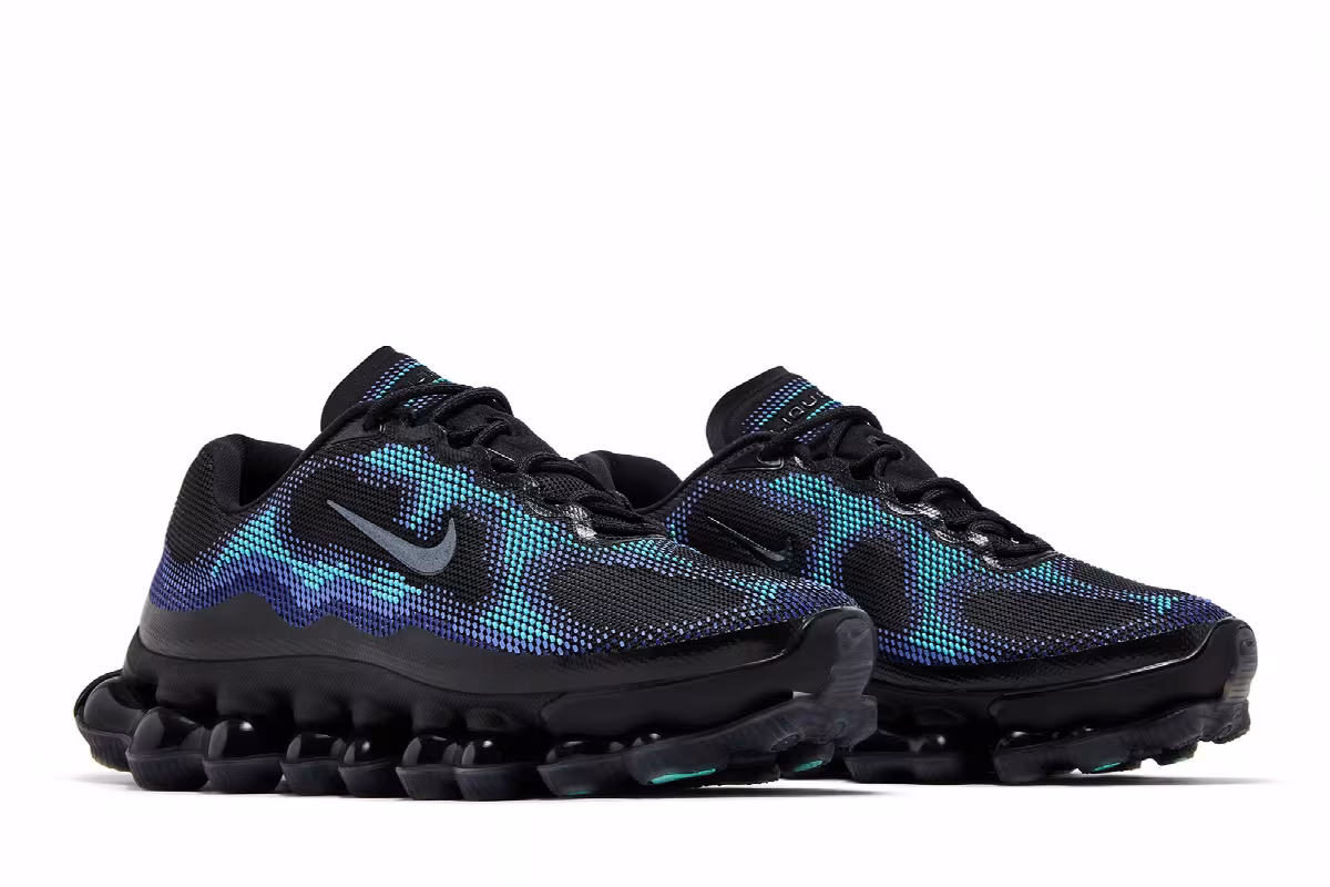 Nike Air Liquid Max Black Radiant Blue, view 9