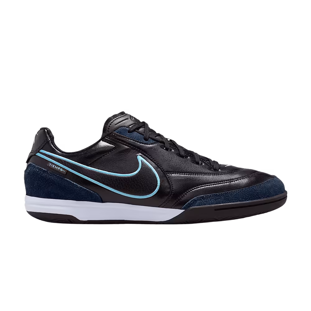 Nike Tiempo Streetgato IC Low Black Ice Blue