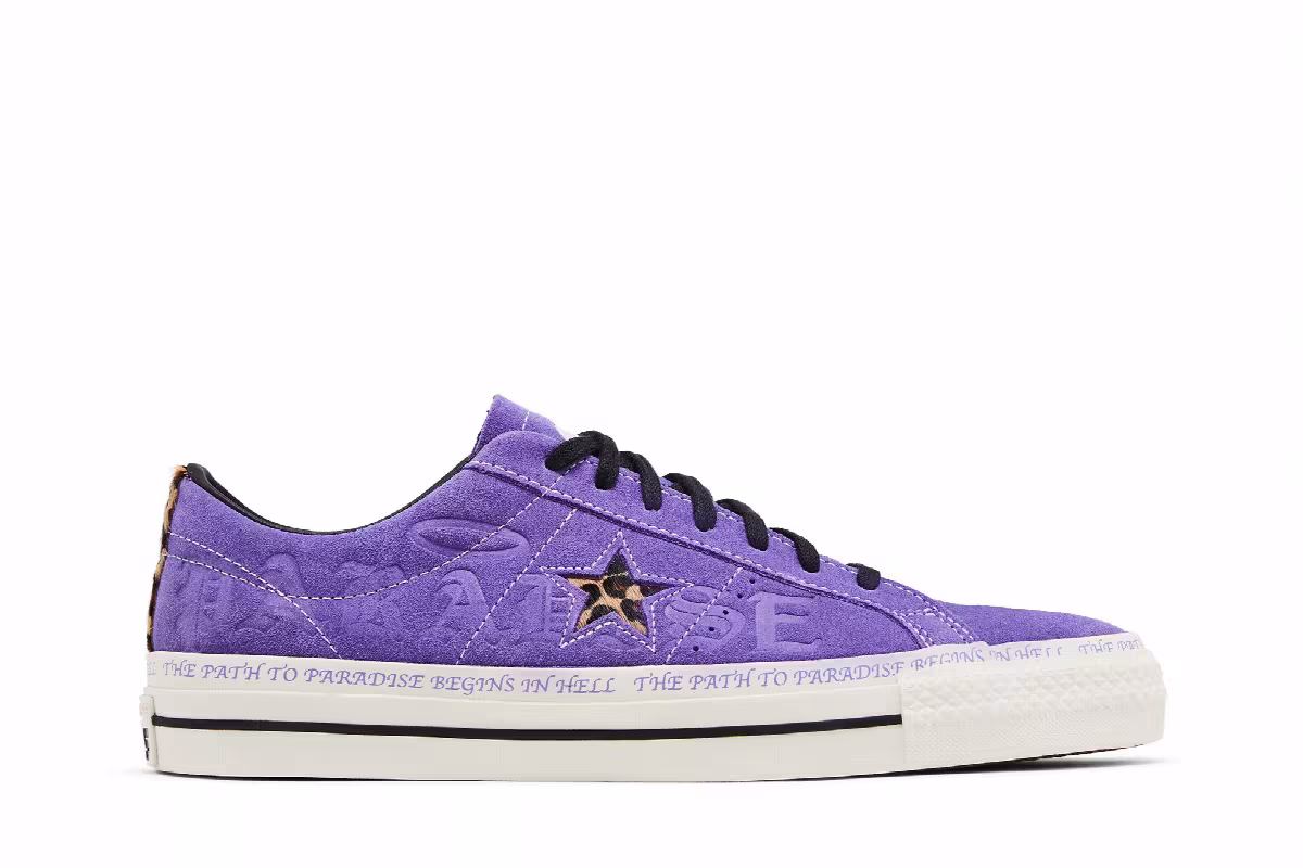 Sean Pablo x Converse One Star Pro Low Paradise - Wild Lilac, view 2