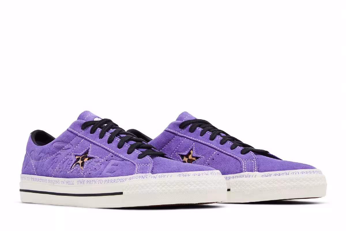 Sean Pablo x Converse One Star Pro Low Paradise - Wild Lilac, view 9