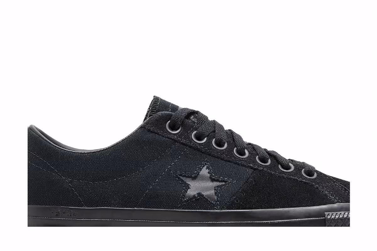 Sean Green x Converse One Star Pro Low Black Sap Green, view 3