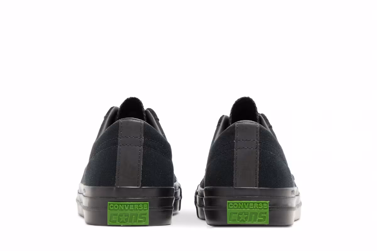 Sean Green x Converse One Star Pro Low Black Sap Green, view 7