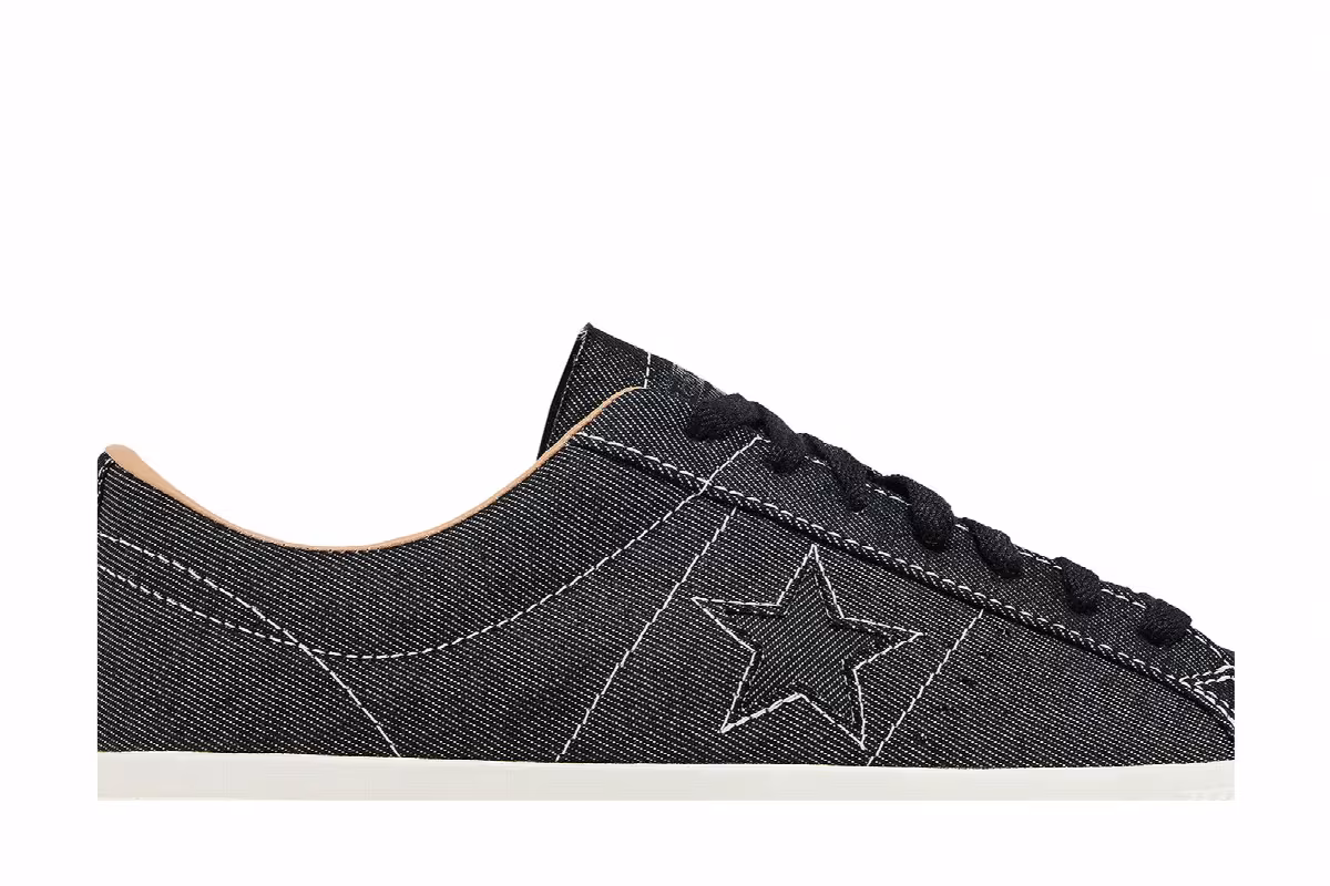 Converse One Star Pro Low Denim - Black, view 3