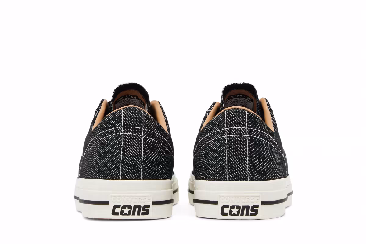 Converse One Star Pro Low Denim - Black, view 7