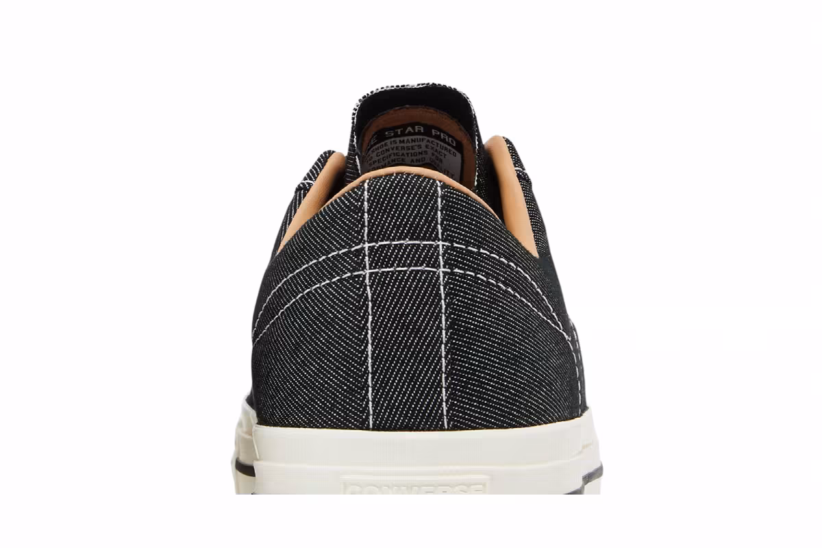 Converse One Star Pro Low Denim - Black, view 8