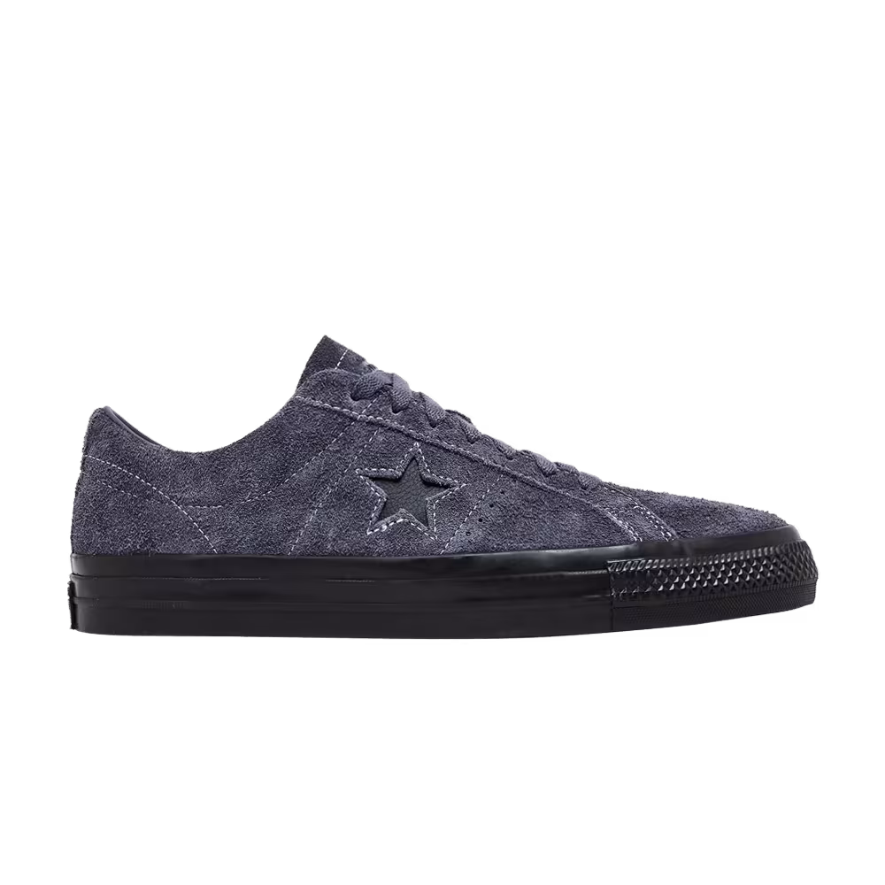 Converse One Star Pro Vintage Suede Low Dark Moth Black