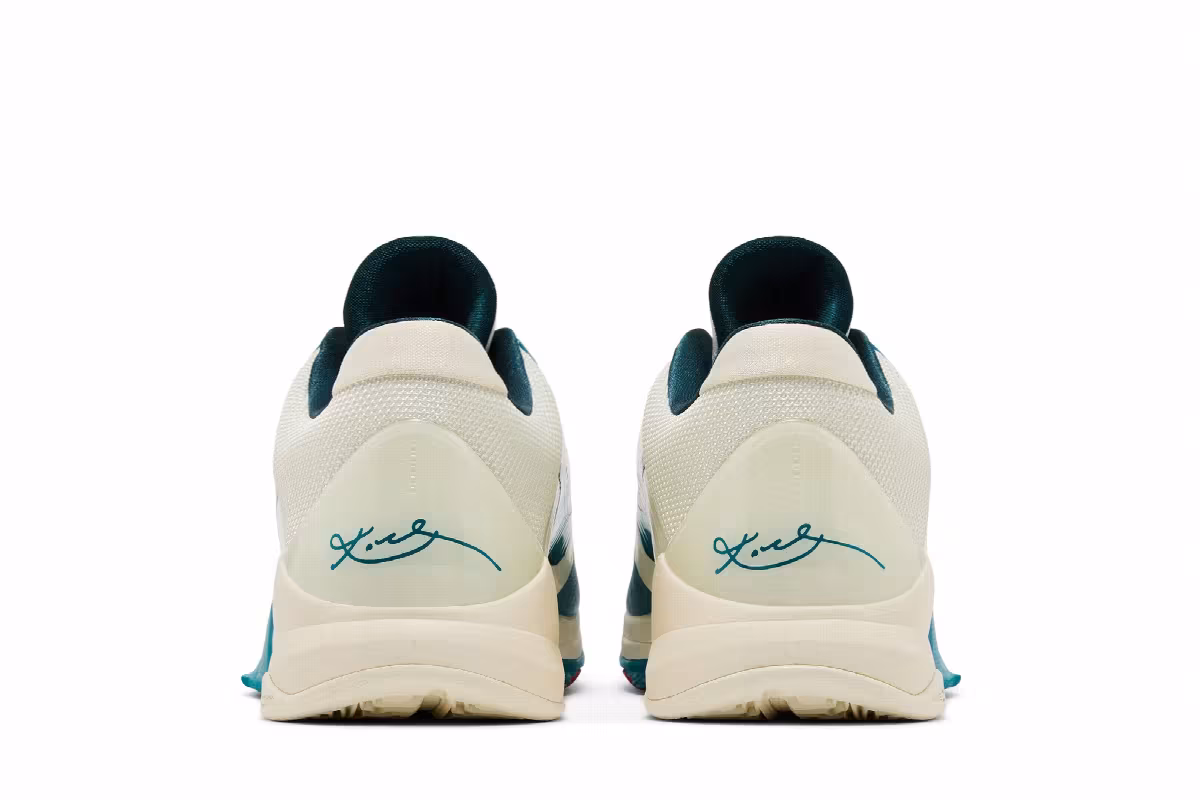 Caitlin Clark x Nike Kobe 5 Protro Coconut Milk Spruce, view 7