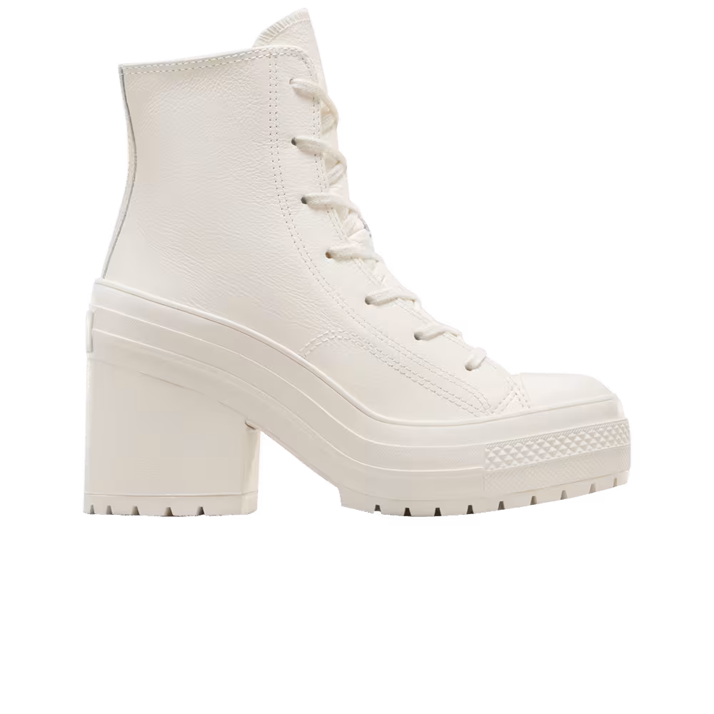 Converse Women's Chuck 70 De Luxe Heel Leather High Egret